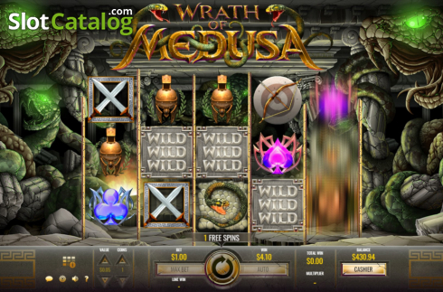Скрин8. Wrath of Medusa слот