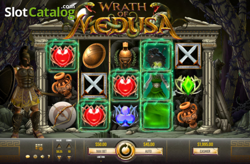 Скрин3. Wrath of Medusa слот