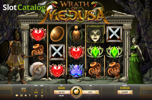 Скрин2. Wrath of Medusa слот