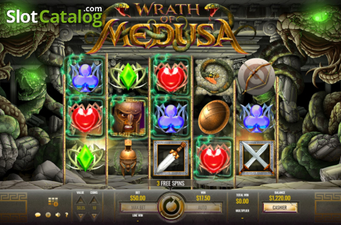 Скрин9. Wrath of Medusa слот