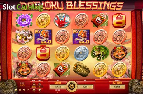 Скрин2. Daikoku Blessings слот
