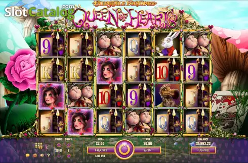 Скрин3. Fairytale Fortunes Queen of Hearts слот