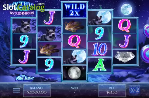 Скрин2. Mythic Wolf Sacred Moon слот