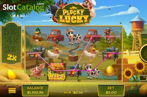 Скрин7. Plucky Lucky слот