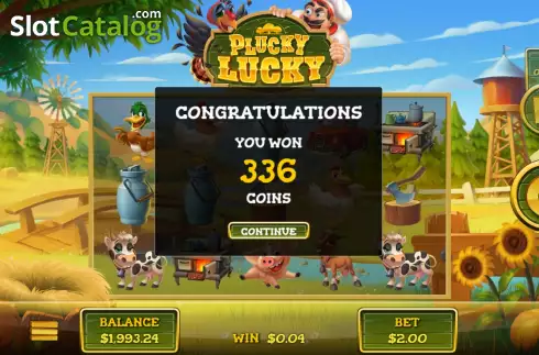 Скрин8. Plucky Lucky слот