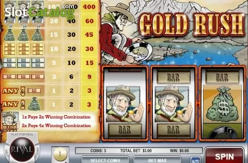 Скрин2. Gold Rush (Rival) слот