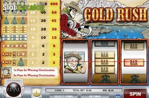 Скрин3. Gold Rush (Rival) слот