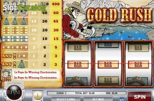 Скрин4. Gold Rush (Rival) слот