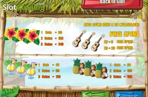 Скрин3. Tahiti Time слот