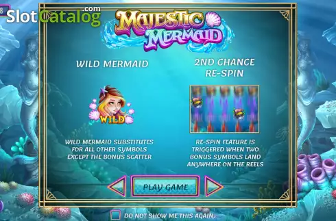 Скрин2. Majestic Mermaid слот