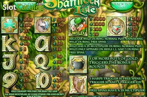 Скрин2. Shamrock Isle слот