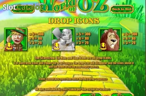 Скрин3. World of Oz слот
