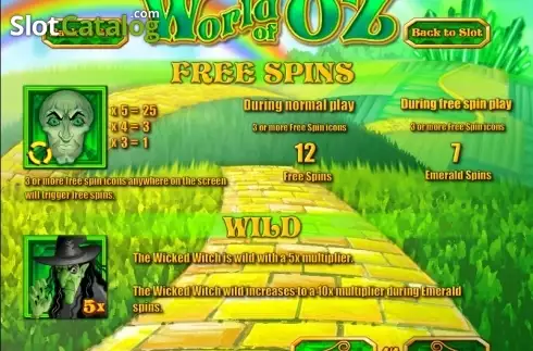 Скрин5. World of Oz слот