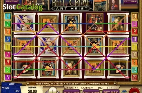 Скрин3. Reel Crime: Bank Heist слот
