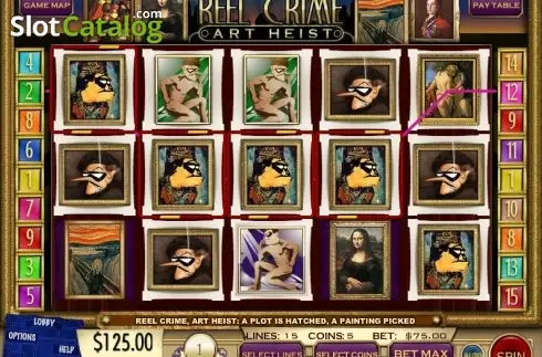 Скрин6. Reel Crime: Bank Heist слот