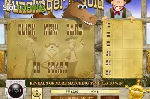 Скрин2. Gunslingers Gold Scratch and Win слот