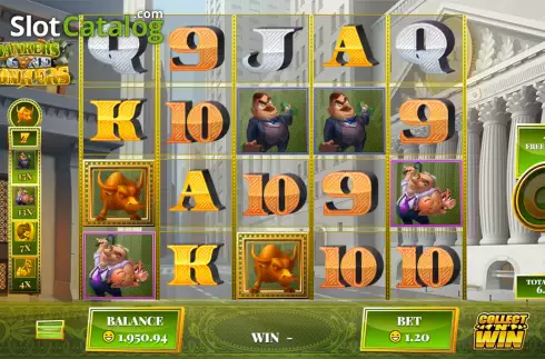 Скрин7. Bankers Gone Bonkers слот