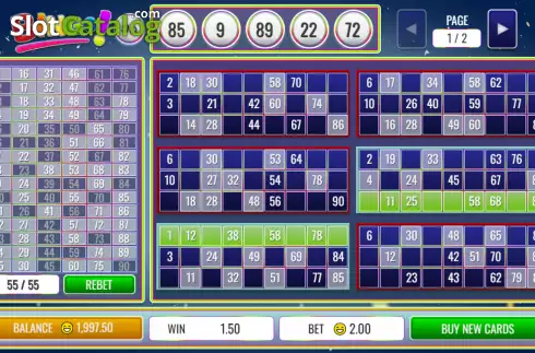 Скрин3. Bingo 90 Ball слот