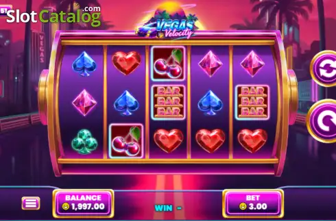 Скрин2. Vegas Velocity слот