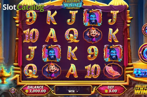 Скрин2. Sultan’s Wishes: Collect ‘N’ Win слот