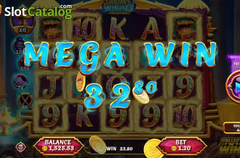 Скрин3. Sultan’s Wishes: Collect ‘N’ Win слот