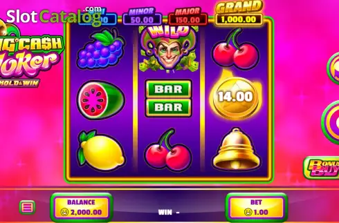 Скрин2. Big Cash Joker - Hold & Win слот
