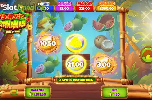 Скрин3. Bongo's Bananas слот