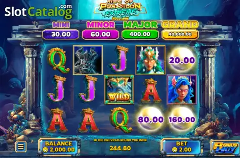 Скрин2. Rise of Poseidon Extreme слот