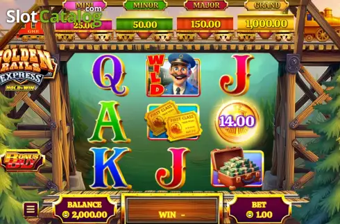 Скрин2. Golden Rails Express слот