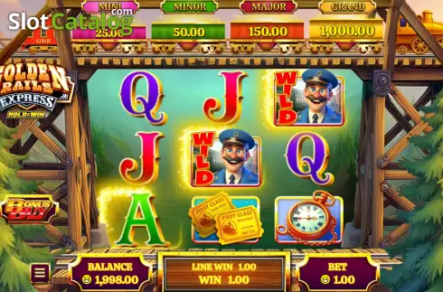 Скрин3. Golden Rails Express слот