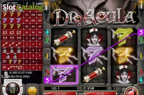 Скрин3. Dr. Acula слот