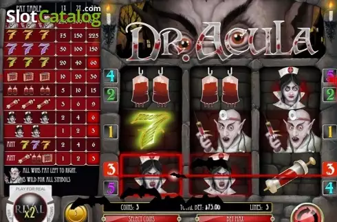 Скрин4. Dr. Acula слот