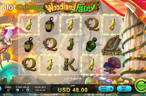 Скрин4. Woodland Fairy слот