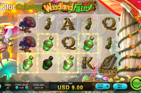 Скрин5. Woodland Fairy слот