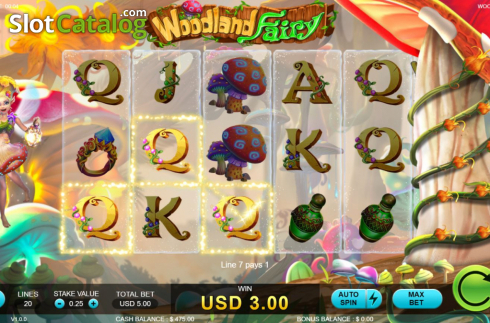 Скрин6. Woodland Fairy слот
