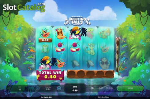 Скрин4. Bubbling Falls слот