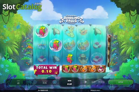 Скрин5. Bubbling Falls слот
