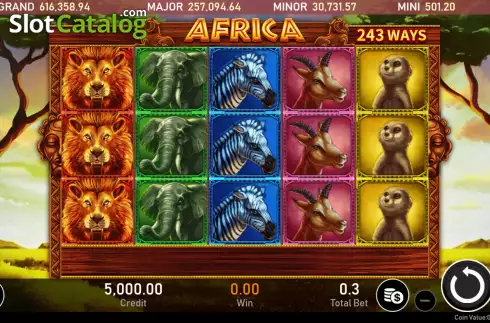 Скрин2. Africa (Royal Slot Gaming) слот