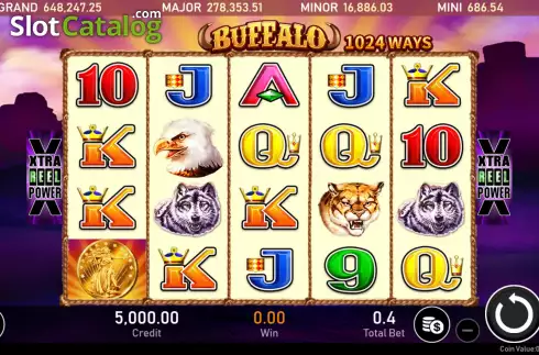 Скрин2. Buffalo (Royal Slot Gaming) слот