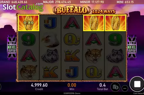 Скрин3. Buffalo (Royal Slot Gaming) слот