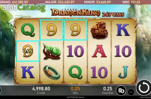 Скрин3. Dragon King (Royal Slot Gaming) слот