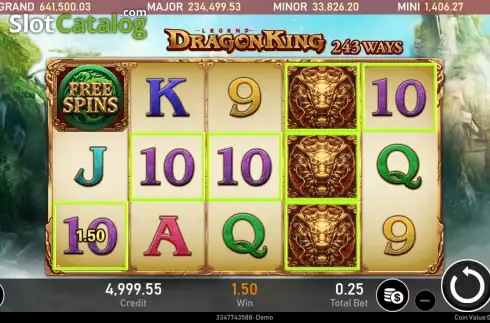 Скрин4. Dragon King (Royal Slot Gaming) слот