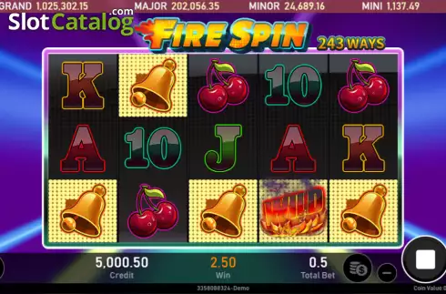 Скрин4. Fire Spin слот