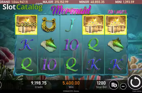 Скрин6. Mermaid (Royal Slot Gaming) слот