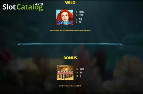 Скрин7. Mermaid (Royal Slot Gaming) слот
