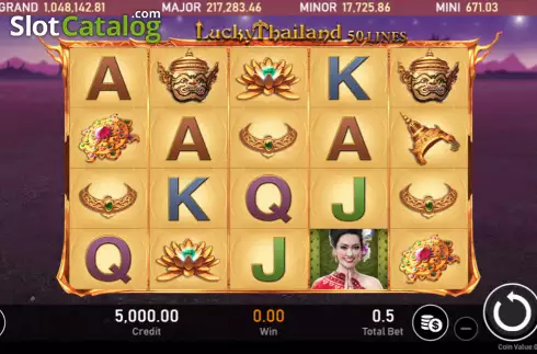 Скрин2. Lucky Thailand слот