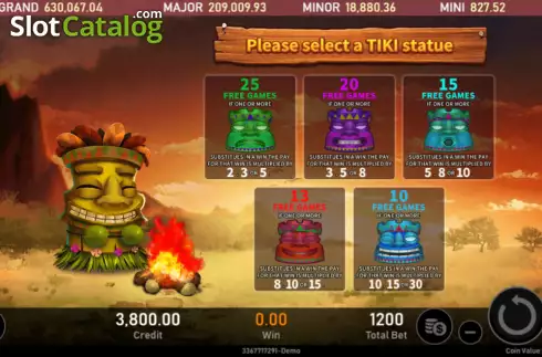 Скрин5. TiKi Party слот