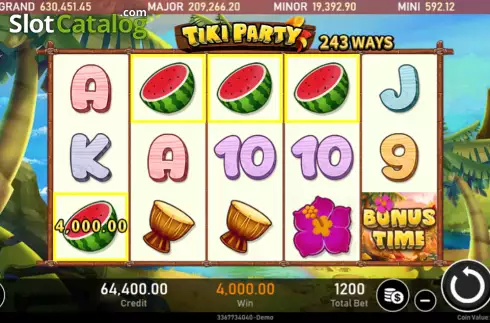 Скрин4. TiKi Party слот