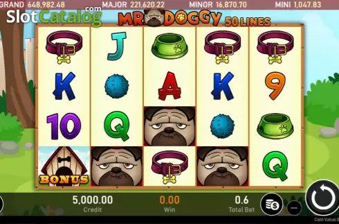 Скрин2. Mr.Doggy слот