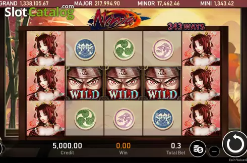Скрин2. Ninja (Royal Slot Gaming) слот